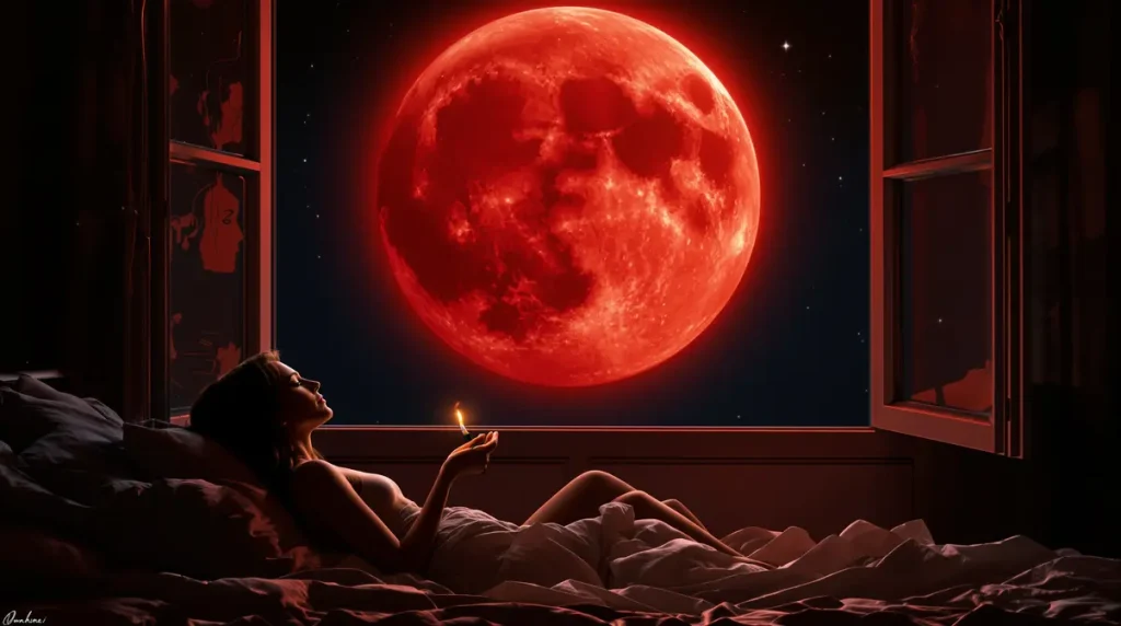 La pleine lune rouge du 3 mars 2026, dite “Lune de Sang”, annonce un grand nettoyage intérieur (surtout pour ces 4 signes)