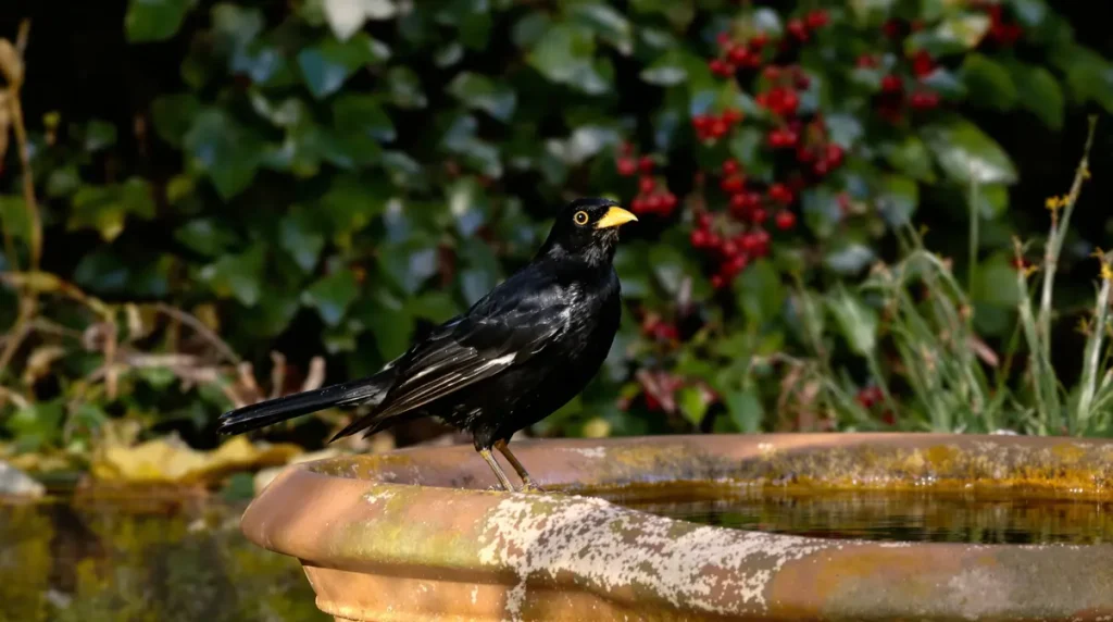 Quelle est la véritable signification d'un merle qui revient chaque jour se poser dans votre jardin ?