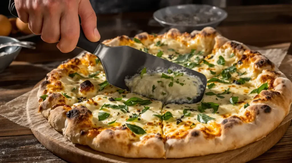 Adieu la sauce tomate sur la pizza : cette version blanche fait l'unanimité à table