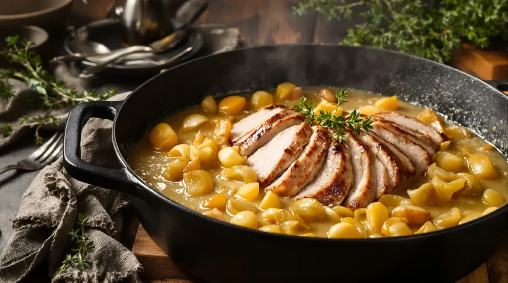 Ce rôti de porc cuit au lait est si fondant qu’on le déguste à la cuillère