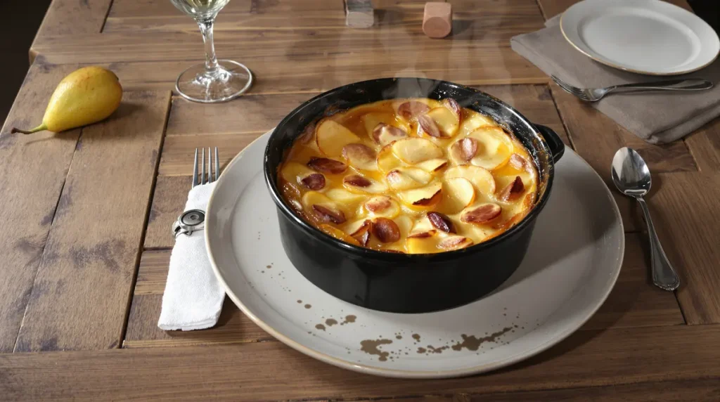 « Je n'ose plus servir d'autres desserts quand j'ai des invités en hiver » : le clafoutis express qui a transformé mes fins de repas en famille